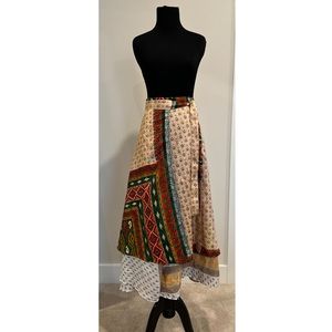 Vintage wrap around skirt
